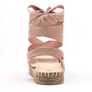 Foto 4 | Foto 4 | Queen Sandalia Tipo Alpargata Para Mujer Dorado Cod 140789-e