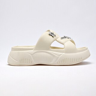 Foto 6 | Foto 6 | Eva Moda Sandalia Impermeable Para Mujer Blanco Cod 140417-e