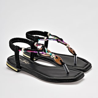 Foto 2 | Foto 2 | Mora Tierra Sandalia Piso Para Mujer Negro Cod 140650-e