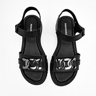 Foto 3 | Foto 3 | Moramora Sandalia Piso Para Mujer Negro Cod 140577-e