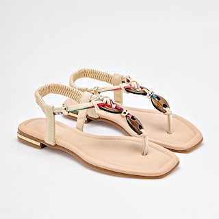 Foto 2 | Foto 2 | Mora Tierra Sandalia Piso Para Mujer Beige Cod 140649-e