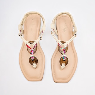 Foto 3 | Foto 3 | Mora Tierra Sandalia Piso Para Mujer Beige Cod 140649-e