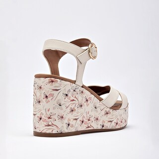 Foto 4 | Foto 4 | Lady Paulina Sandalia Cuña Para Mujer Latte Cod 140516-e