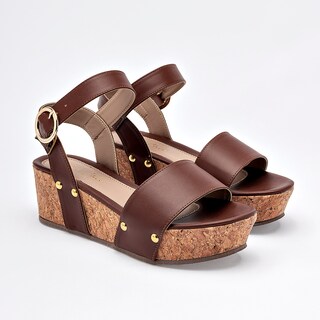 Foto 2 | Foto 2 | Been Class Sandalia Plataforma Para Mujer Café Cod 141475-e