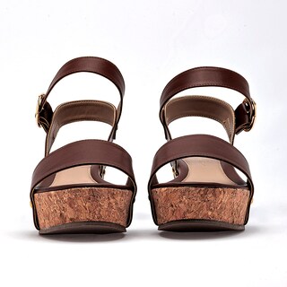 Foto 3 | Foto 3 | Been Class Sandalia Plataforma Para Mujer Café Cod 141475-e