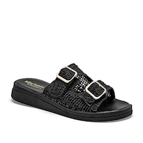 Niñas Fashion Sandalia Piso Para Mujer Negro Cod 140927-e