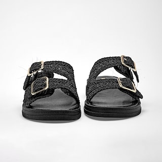 Foto 4 | Foto 4 | Niñas Fashion Sandalia Piso Para Mujer Negro Cod 140927-e