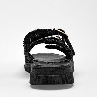 Foto 6 | Foto 6 | Niñas Fashion Sandalia Piso Para Mujer Negro Cod 140927-e