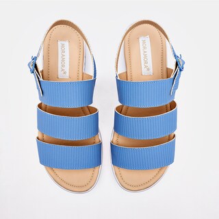 Foto 3 | Foto 3 | Moramora Sandalia Plataforma Para Mujer Azul Cod 140696-e