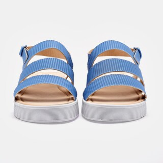 Foto 4 | Foto 4 | Moramora Sandalia Plataforma Para Mujer Azul Cod 140696-e