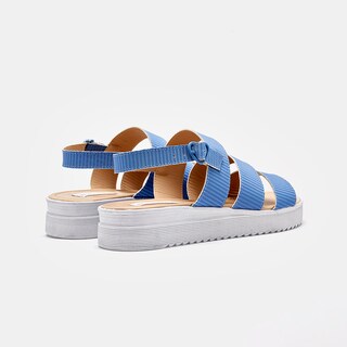 Foto 5 | Foto 5 | Moramora Sandalia Plataforma Para Mujer Azul Cod 140696-e