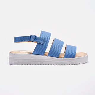 Foto 7 | Foto 7 | Moramora Sandalia Plataforma Para Mujer Azul Cod 140696-e