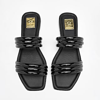 Foto 3 | Foto 3 | Moramora Sandalia Piso Para Mujer Negro Charol Cod 140578-e