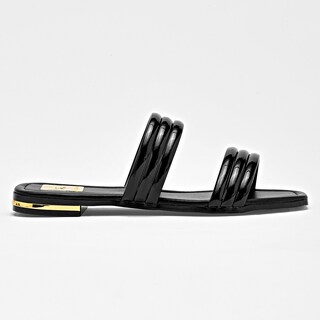 Foto 7 | Foto 7 | Moramora Sandalia Piso Para Mujer Negro Charol Cod 140578-e