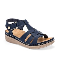 Flexmas Sandalia Piso Para Mujer Marino Cod 140426-e