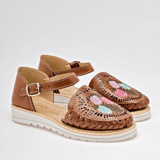 Foto 2 | Foto 2 | Mora Tierra Sandalia Artesanal Piel Para Mujer Camel Multicolor Cod 140454-e