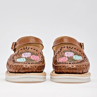 Foto 4 | Foto 4 | Mora Tierra Sandalia Artesanal Piel Para Mujer Camel Multicolor Cod 140454-e