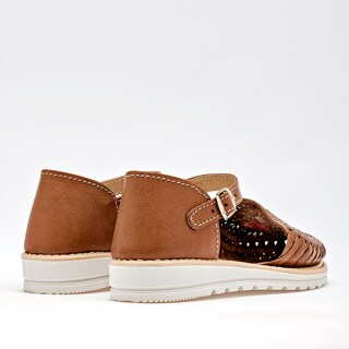 Foto 5 | Foto 5 | Mora Tierra Sandalia Artesanal Piel Para Mujer Camel Multicolor Cod 140454-e