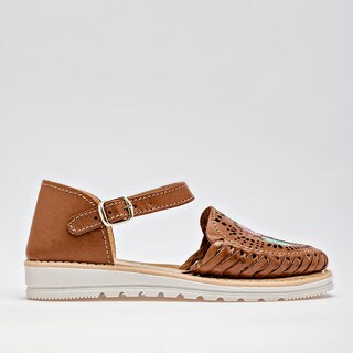 Foto 7 | Foto 7 | Mora Tierra Sandalia Artesanal Piel Para Mujer Camel Multicolor Cod 140454-e