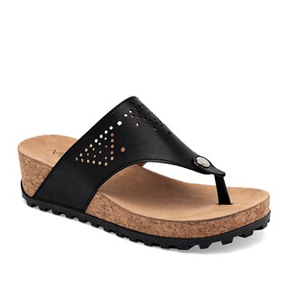 Foto 1 | Foto 1 | Via Moda Sandalia Piso Para Mujer Negro Cod 140850-e