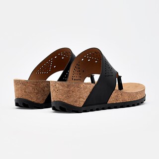 Foto 5 | Foto 5 | Via Moda Sandalia Piso Para Mujer Negro Cod 140850-e