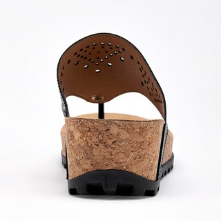 Foto 6 | Foto 6 | Via Moda Sandalia Piso Para Mujer Negro Cod 140850-e