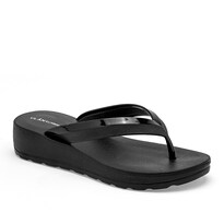 Top Moda Sandalia Impermeable Para Mujer Negro Cod 141421-e