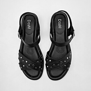 Foto 3 | Foto 3 | Dash Sandalia Piso Para Mujer Negro Cod 140892-e