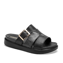 Moramora Sandalia Piso Para Mujer Negro Cod 140705-e