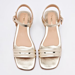 Foto 3 | Foto 3 | Celex Sandalia Piso Para Mujer Dorado Cod 140315-e