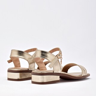 Foto 5 | Foto 5 | Celex Sandalia Piso Para Mujer Dorado Cod 140315-e