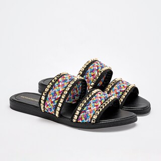 Foto 2 | Foto 2 | Moramora Sandalia Piso Para Mujer Negro Multicolor Cod 140706-e