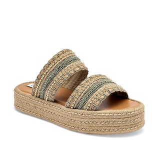 Foto 1 | Foto 1 | Lady One Sandalia Plataforma Para Mujer Beige Verde Cod 140505-e