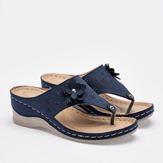 Foto 2 | Foto 2 | Mora Confort Sandalia Confort Para Mujer Marino Cod 140635-e