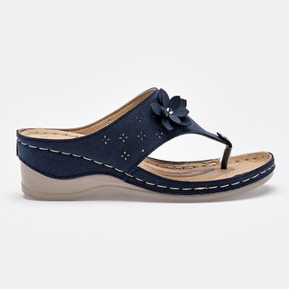 Foto 7 | Foto 7 | Mora Confort Sandalia Confort Para Mujer Marino Cod 140635-e