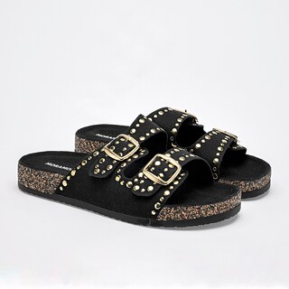 Foto 2 | Foto 2 | Moramora Sandalia Piso Para Mujer Negro Cod 141320-e