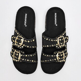 Foto 3 | Foto 3 | Moramora Sandalia Piso Para Mujer Negro Cod 141320-e