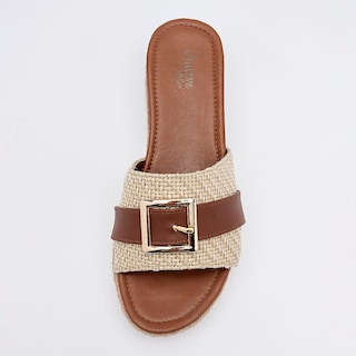 Foto 2 | Foto 2 | Queen Sandalia Cuña Para Mujer Beige Café Cod 140780-e