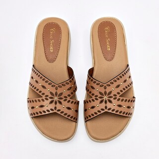 Foto 3 | Foto 3 | Cruz Shoes Sandalia Plataforma Para Mujer Camel Cod 140367-e