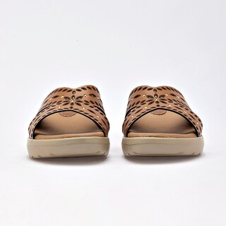 Foto 4 | Foto 4 | Cruz Shoes Sandalia Plataforma Para Mujer Camel Cod 140367-e