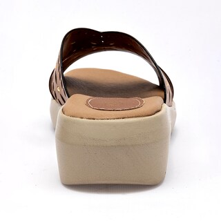 Foto 6 | Foto 6 | Cruz Shoes Sandalia Plataforma Para Mujer Camel Cod 140367-e