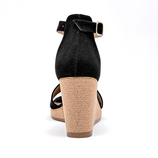 Foto 3 | Foto 3 | Lady Paulina Sandalia Cuña Para Mujer Negro Cod 140514-e