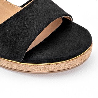 Foto 7 | Foto 7 | Lady Paulina Sandalia Cuña Para Mujer Negro Cod 140514-e