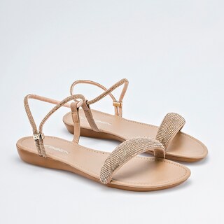 Foto 2 | Foto 2 | Clasben Sandalia Piso Para Mujer Dorado Rosa Cod 140352-e