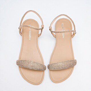 Foto 3 | Foto 3 | Clasben Sandalia Piso Para Mujer Dorado Rosa Cod 140352-e