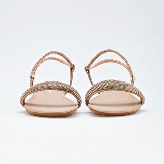 Foto 4 | Foto 4 | Clasben Sandalia Piso Para Mujer Dorado Rosa Cod 140352-e