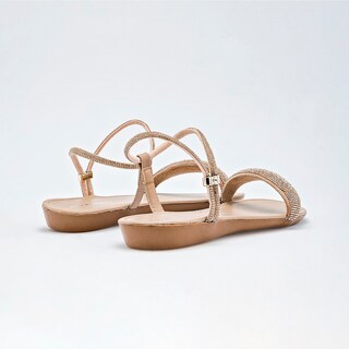 Foto 5 | Foto 5 | Clasben Sandalia Piso Para Mujer Dorado Rosa Cod 140352-e