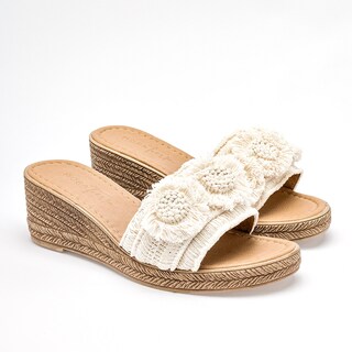 Foto 2 | Foto 2 | Mora Tierra Sandalia Cuña Para Mujer Latte Cod 140916-e