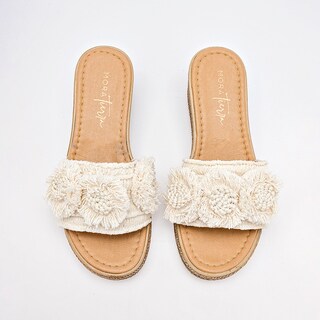 Foto 3 | Foto 3 | Mora Tierra Sandalia Cuña Para Mujer Latte Cod 140916-e