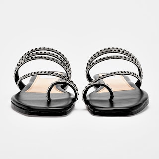 Foto 4 | Foto 4 | Moramora Sandalia Piso Para Mujer Negro Plata Cod 140698-e